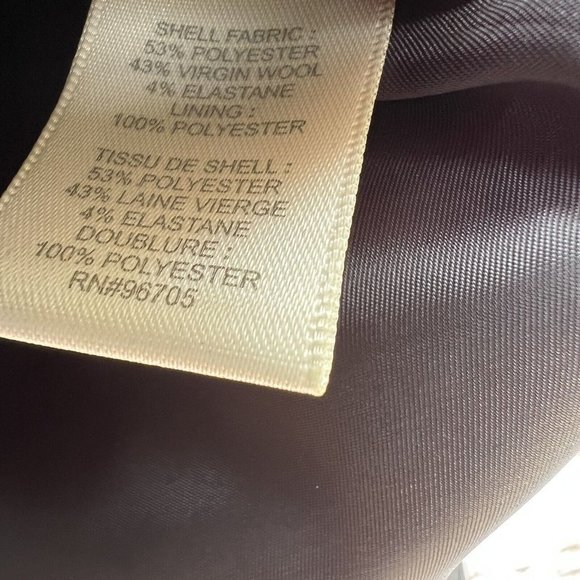 REBECCA Taylor A-Line Gray Flounce Hem Pencil Skirt Size 6 Business Casual - Picture 5 of 6